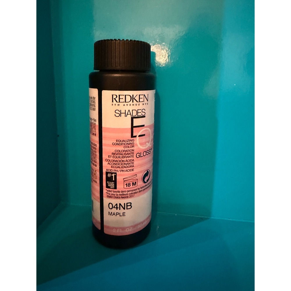 Redken Shades EQ Gloss 4NB Maple Demi-Permanent Hair Color 2oz shine